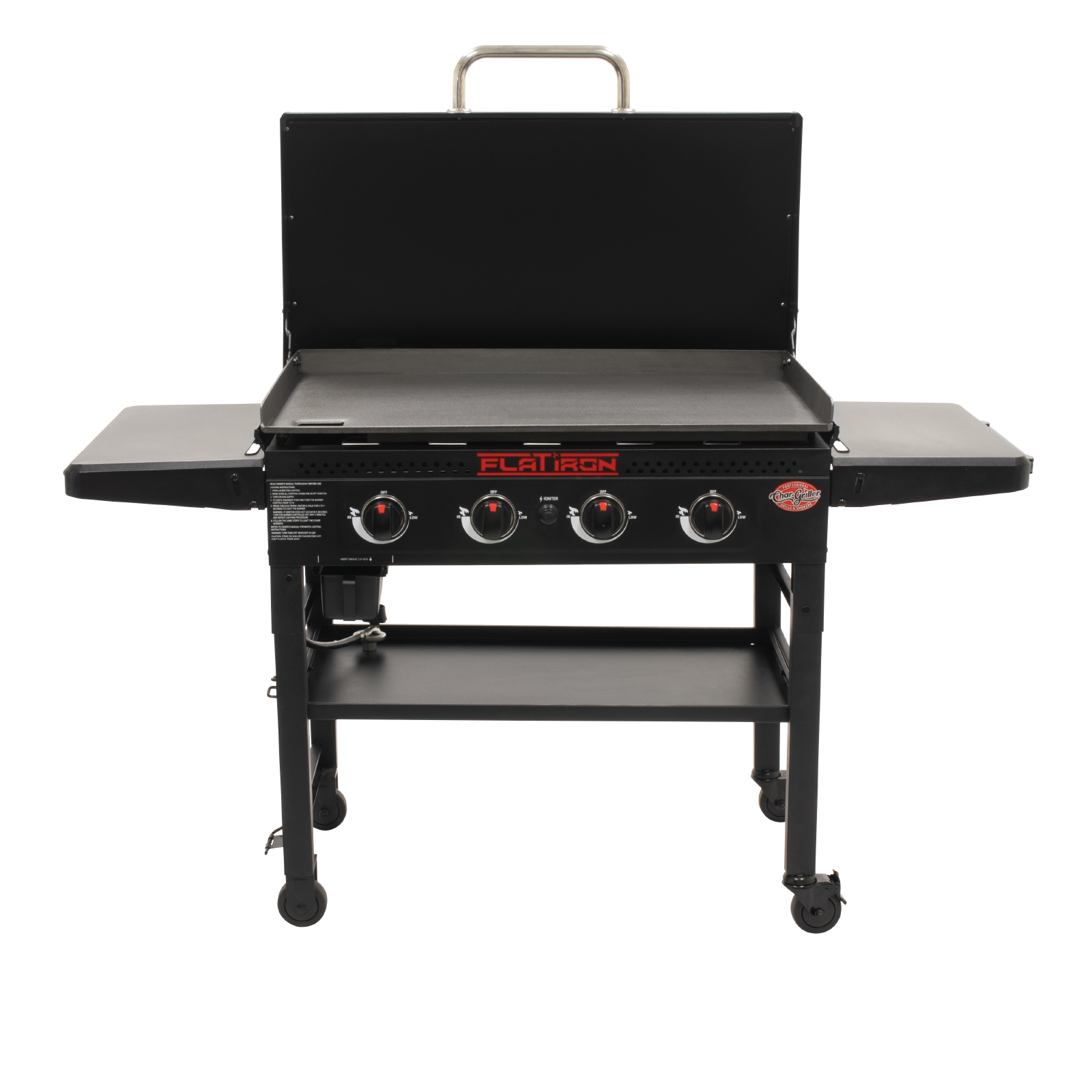  Char-Griller 8933 Flat Iron Gas Griddle Breakfast Kit Barbecue  Tool Set,Black : Patio, Lawn & Garden