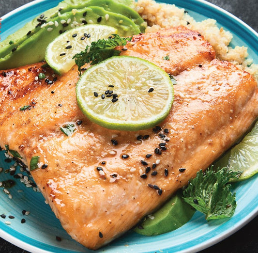 Honey Lime Glazed Salmon