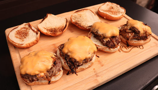 Double Onion Smash Burgers