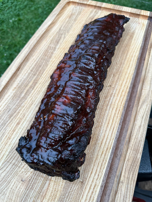 Hot n' Fast Grilled Baby Back Ribs