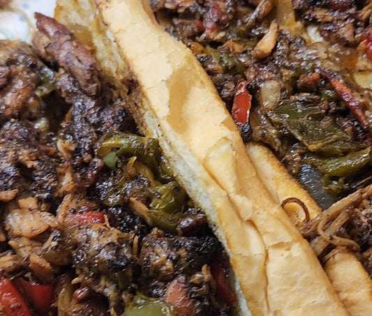 Jerk Chicken Cheesesteaks