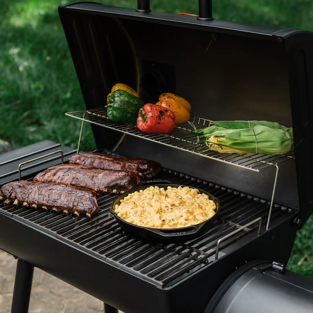 Expert Grill 28 Offset Steel Charcoal Smoker Grill with Side