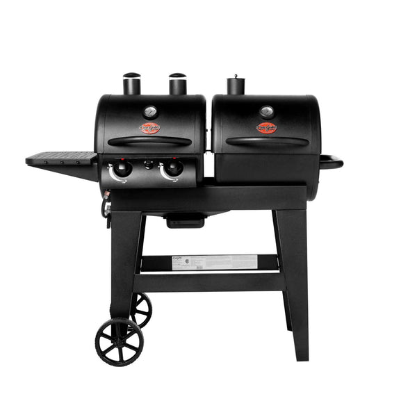 Dual Threat 2 Burner Gas Charcoal Grill Char Griller