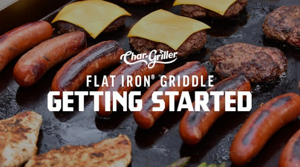 2-Burner Flat Iron® Gas Griddle with Lid - Char-Griller