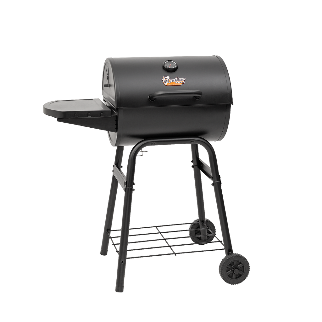 Outlaw™ Grills Maverick™ Barrel Style Charcoal Grill