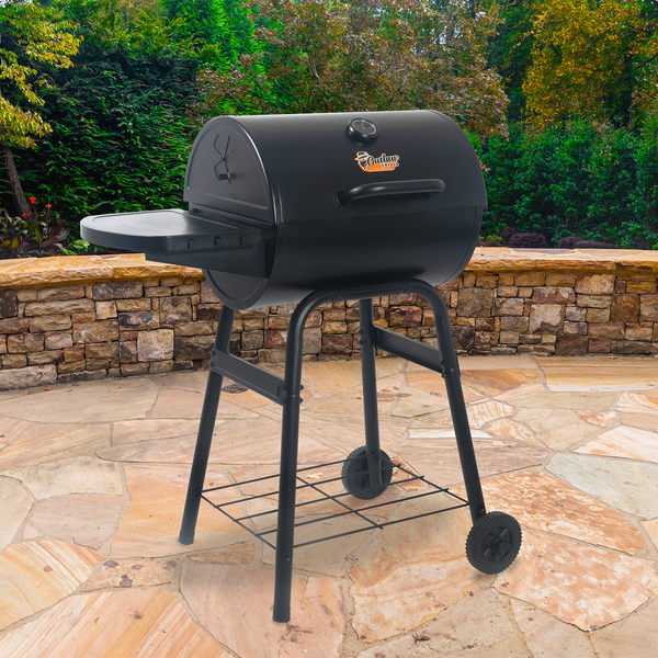 Outlaw™ Grills Maverick™ Barrel Style Charcoal Grill - Char-Griller