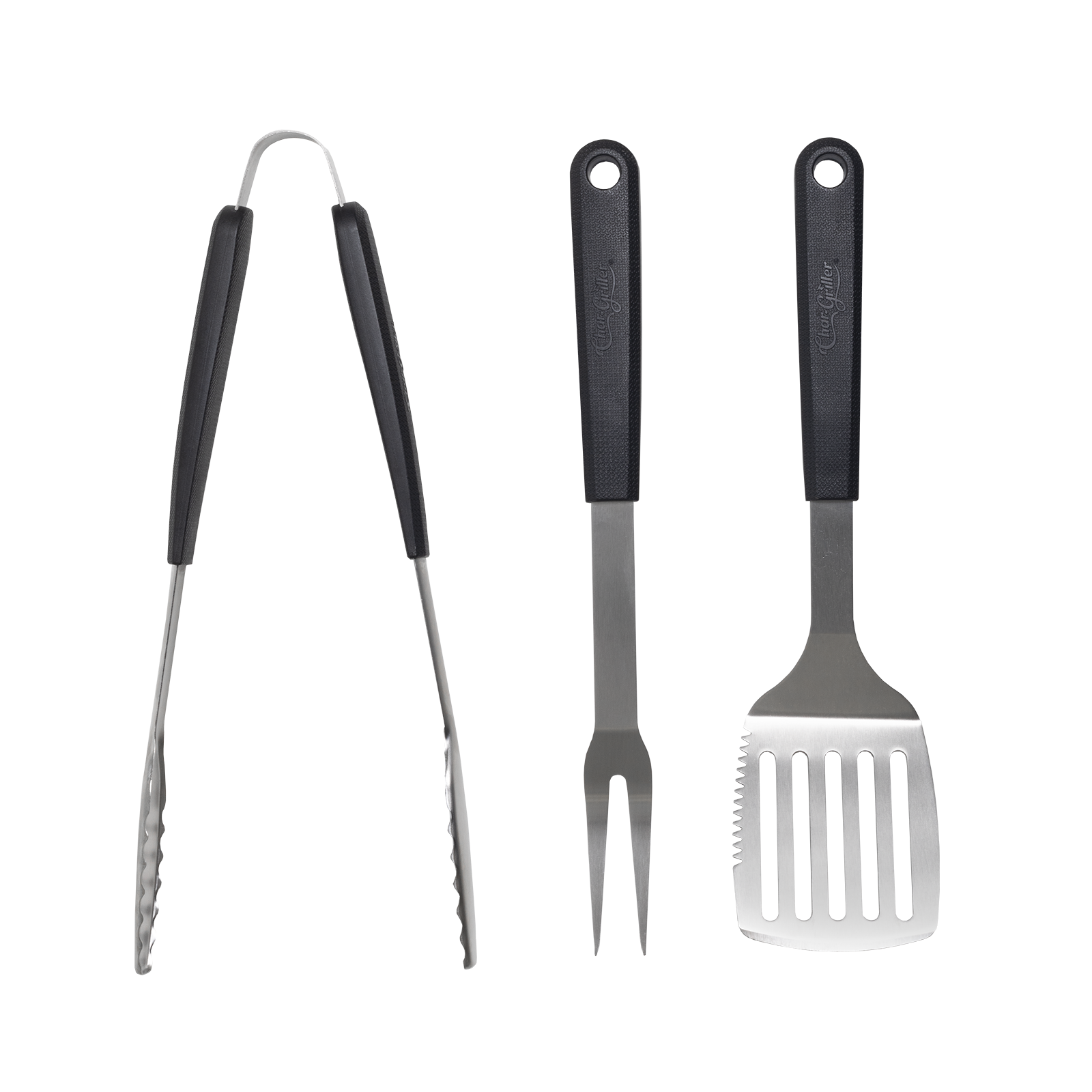 Char-Griller Tool Kit (Spat/Tong/Fork)