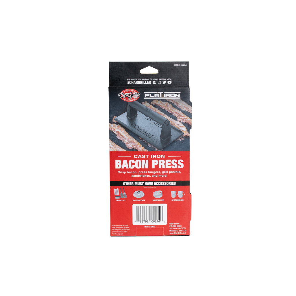 Char-Griller Flat Iron™ Bacon Press